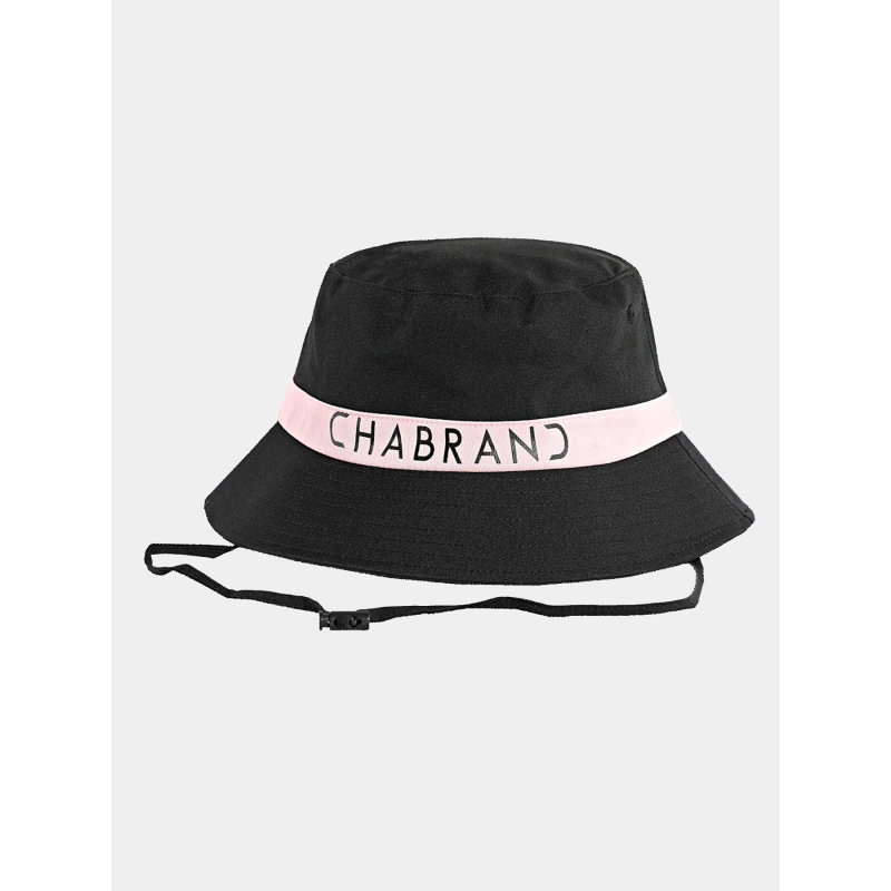 Bob à bande rose noir homme - Chabrand