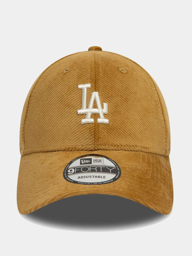 Casquette 9forty LA dodgers cord beige foncé - New Era