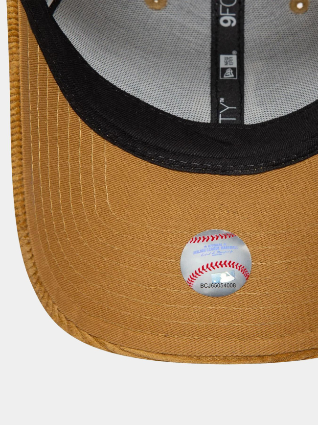 Casquette 9forty LA dodgers cord beige foncé - New Era
