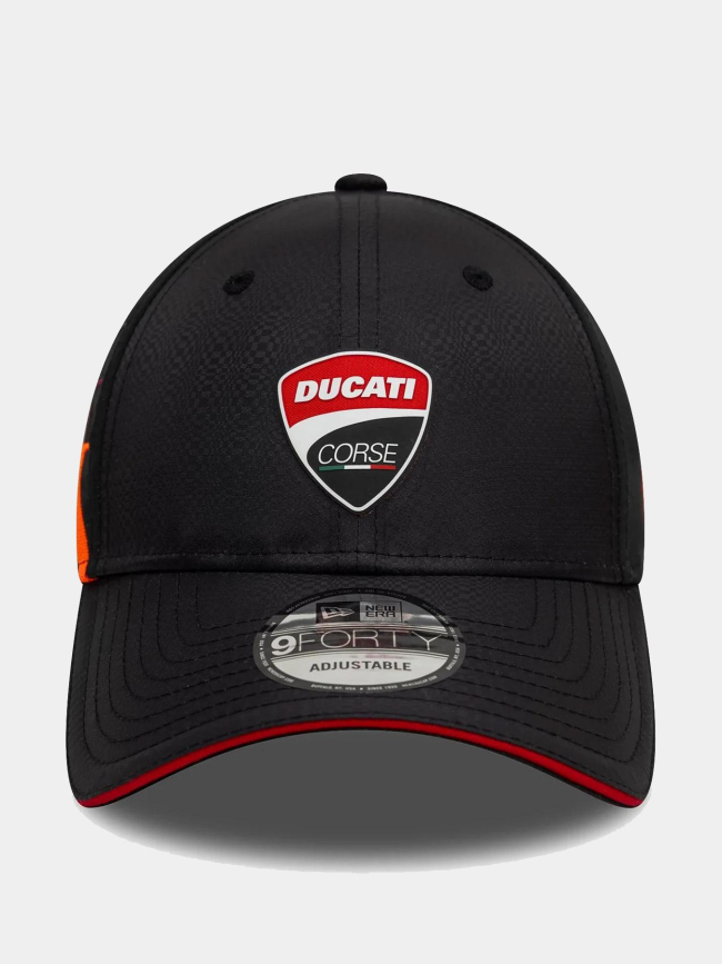 Casquette 9forty ducati motor logo noir et rouge - New Era