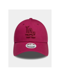 Casquette 9forty LA dodgers logo brillant pourpre femme - New Era