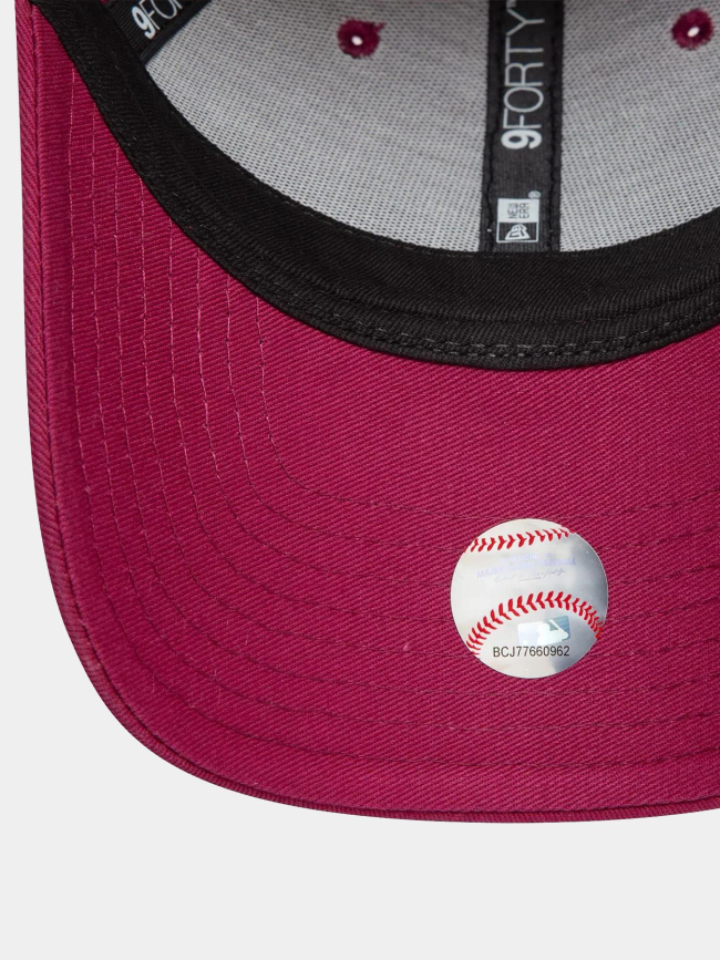 Casquette 9forty LA dodgers logo brillant pourpre femme - New Era