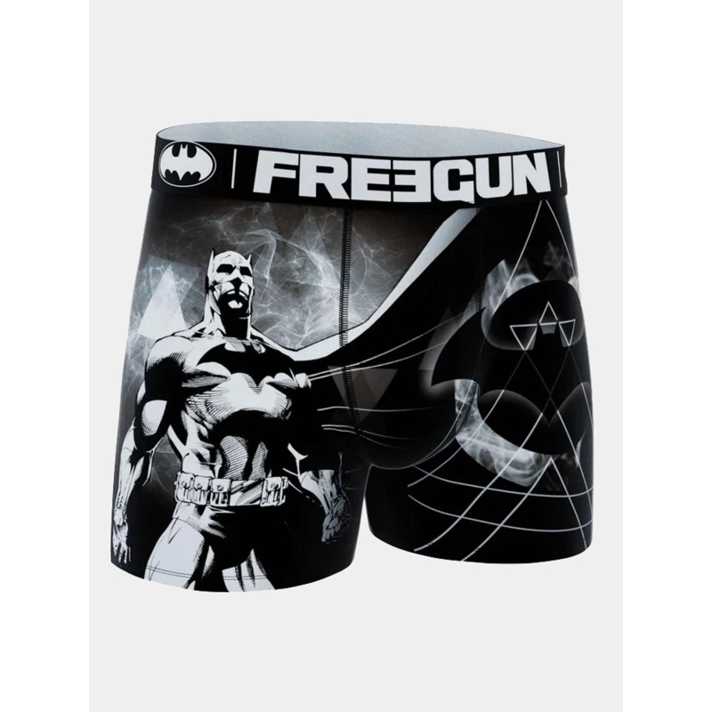 Boxer microfibre batman noir et blanc homme - Freegun