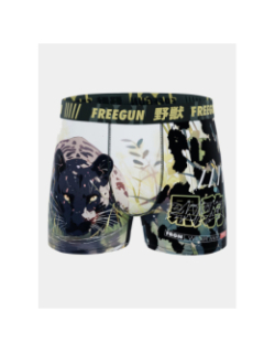 Boxer microfibre wildlife panthère vert garçon - Freegun