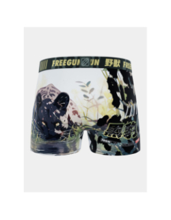 Boxer microfibre wildlife panthère vert garçon - Freegun