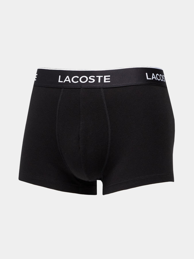 Pack de 3 boxers en cotton stretch noir homme - Lacoste