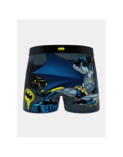 Boxer microfibre batman noir gris et jaune garçon - Freegun