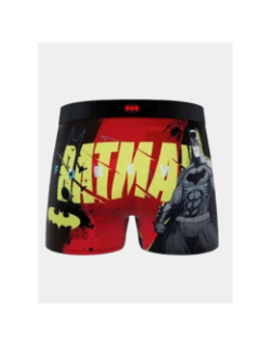 Boxer microfibre batman rouge et jaune garçon - Freegun