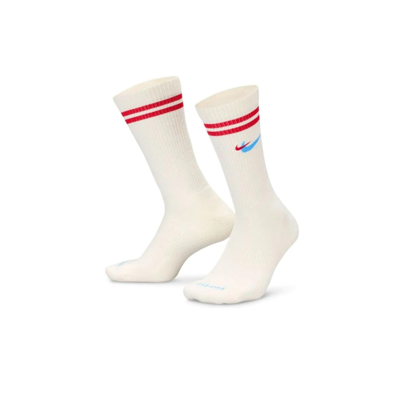 Paire de chaussettes everyday plus force rouge adulte - Nike