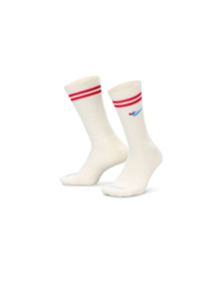 Paire de chaussettes everyday plus force rouge adulte - Nike