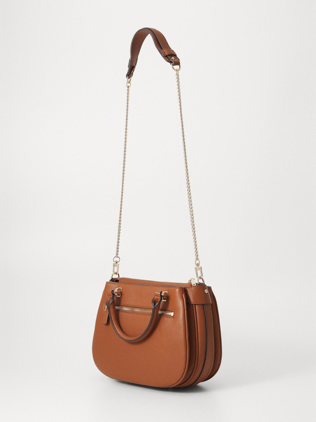 Sac à main fedora charm marron femme - Guess