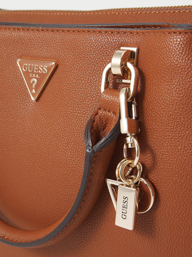 Sac à main fedora charm marron femme - Guess