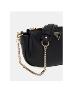 Mini sac à bandoulière fedora noir femme - Guess