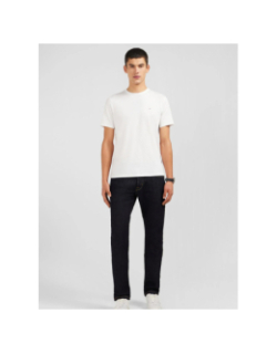 T-shirt à manches courtes en coton pima blanc homme - Eden Park