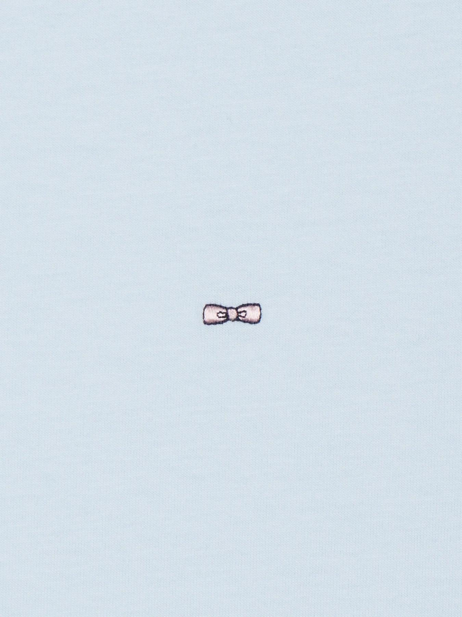 T-shirt à manches courtes en coton pima bleu homme - Eden Park