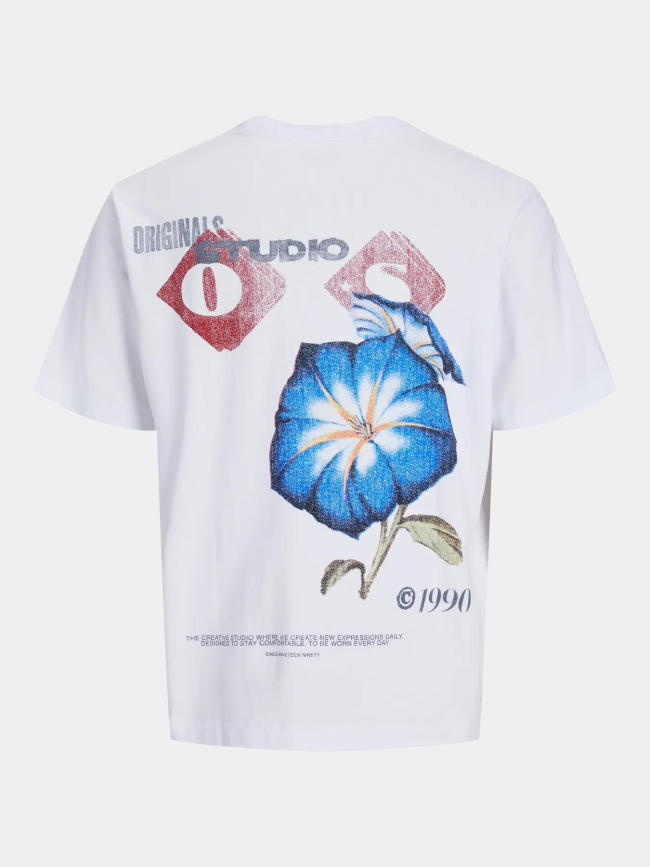 T-shirt à manches courtes jorretiro blanc homme - Jack & Jones