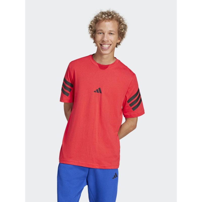 T-shirt à manches courtes future icon rouge homme - Adidas