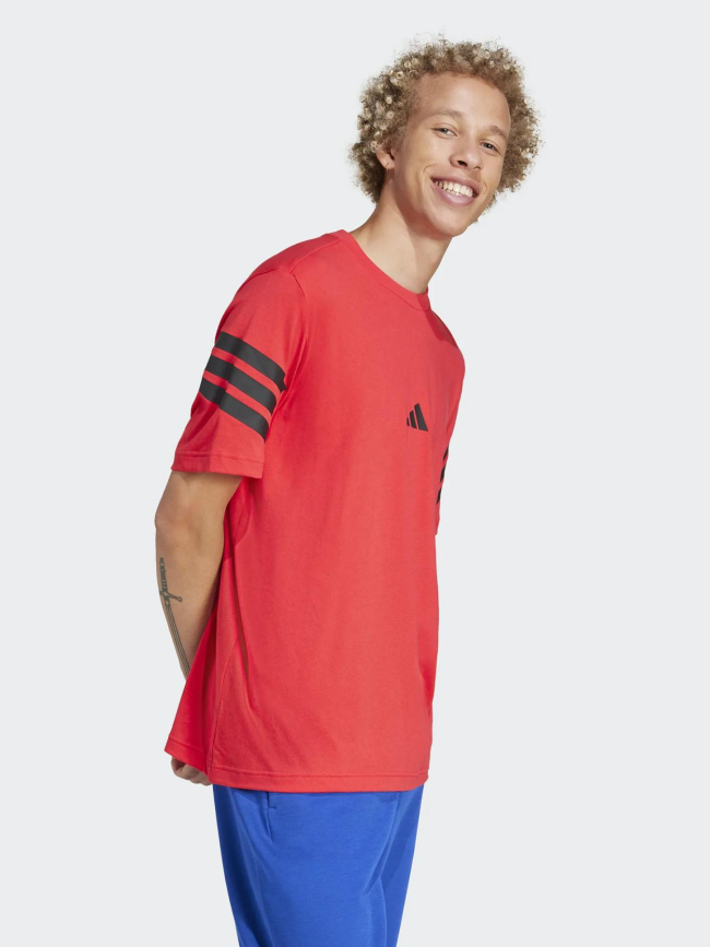 T-shirt à manches courtes future icon rouge homme - Adidas