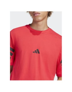 T-shirt à manches courtes future icon rouge homme - Adidas