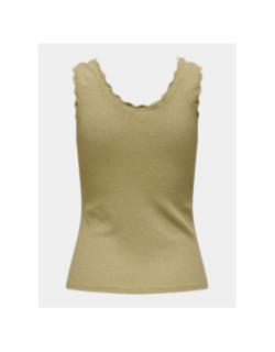 Débardeur pailleté carla kaki femme - Only