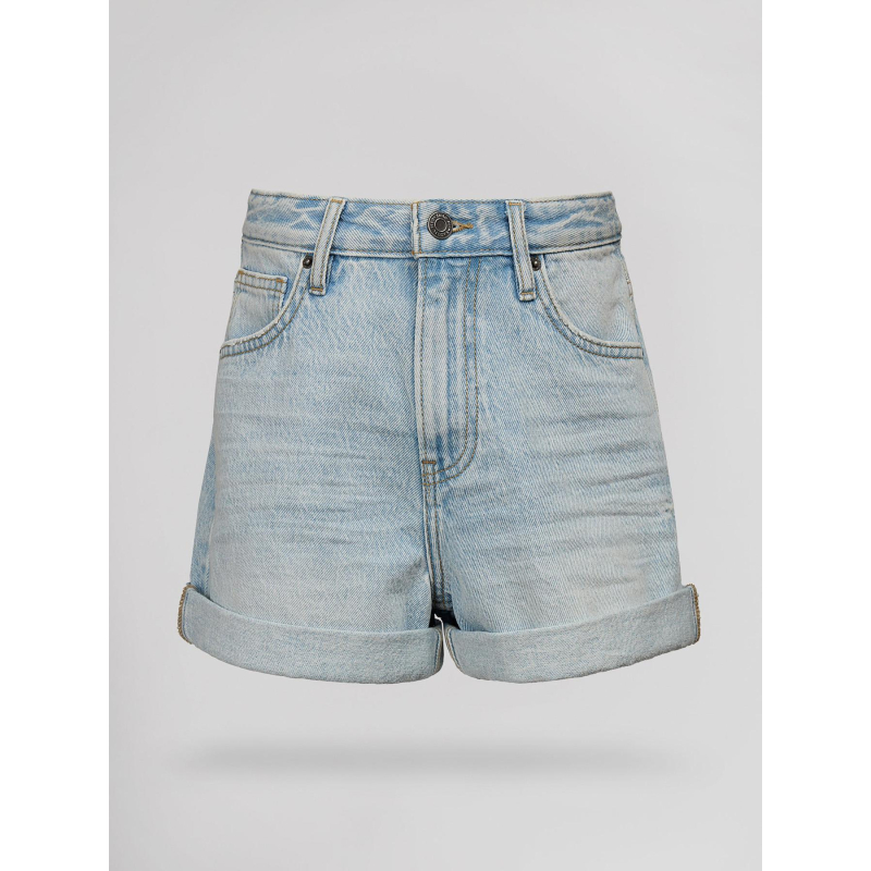 Short en jean lucy bleu clair femme - Teddy Smith