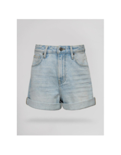 Short en jean lucy bleu clair femme - Teddy Smith