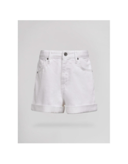 Short en jean lucy blanc femme - Teddy Smith