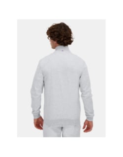 Sweat zippé essential n1 chiné gris homme - Le Coq Sportif