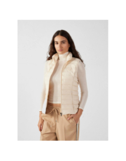 Doudoune sans manche grenada clay beige femme - Jott