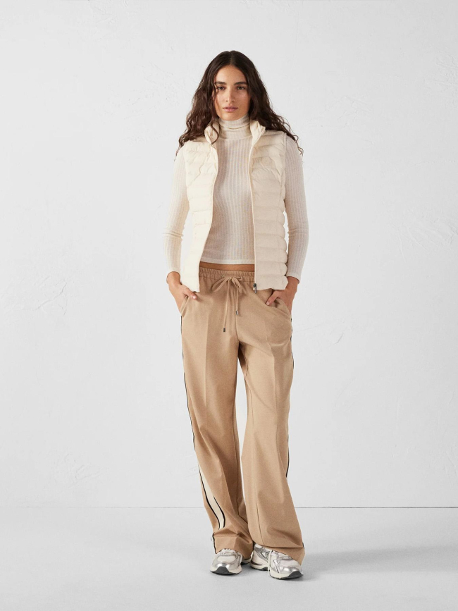 Doudoune sans manche grenada clay beige femme - Jott