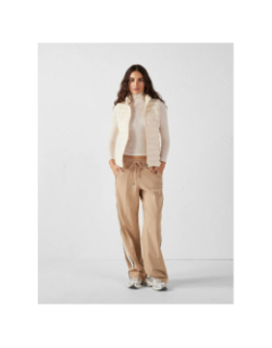 Doudoune sans manche grenada clay beige femme - Jott
