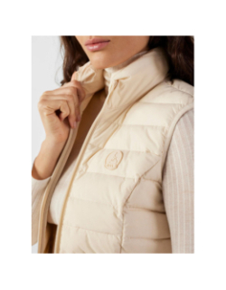 Doudoune sans manche grenada clay beige femme - Jott
