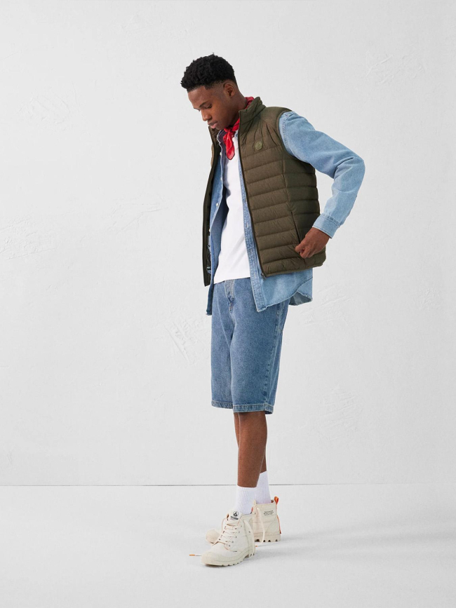 Doudoune sans manche arafo army kaki homme - Jott