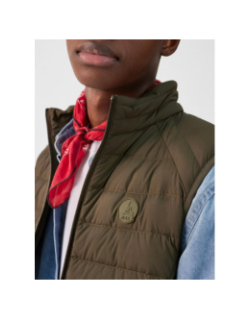 Doudoune sans manche arafo army kaki homme - Jott