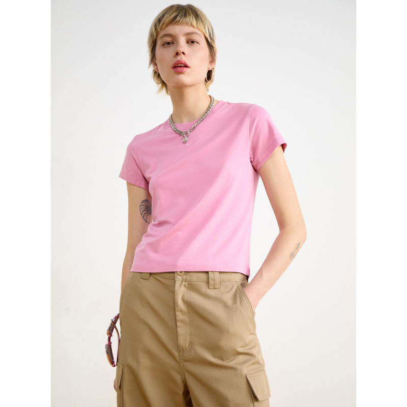 T-shirt de sport à manches courtes chill knit rose femme - Nike