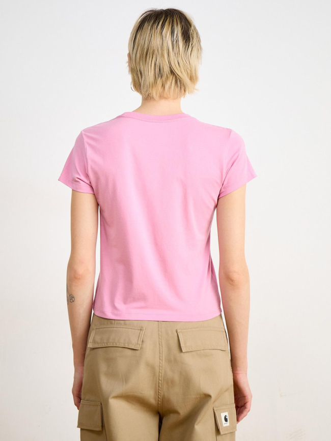 T-shirt de sport à manches courtes chill knit rose femme - Nike