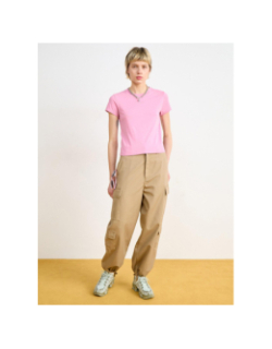 T-shirt de sport à manches courtes chill knit rose femme - Nike