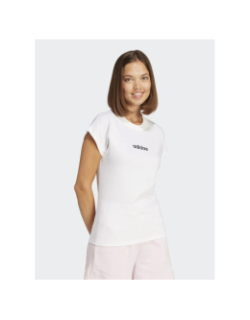T-shirt à manches courtes essentials blanc femme - Adidas