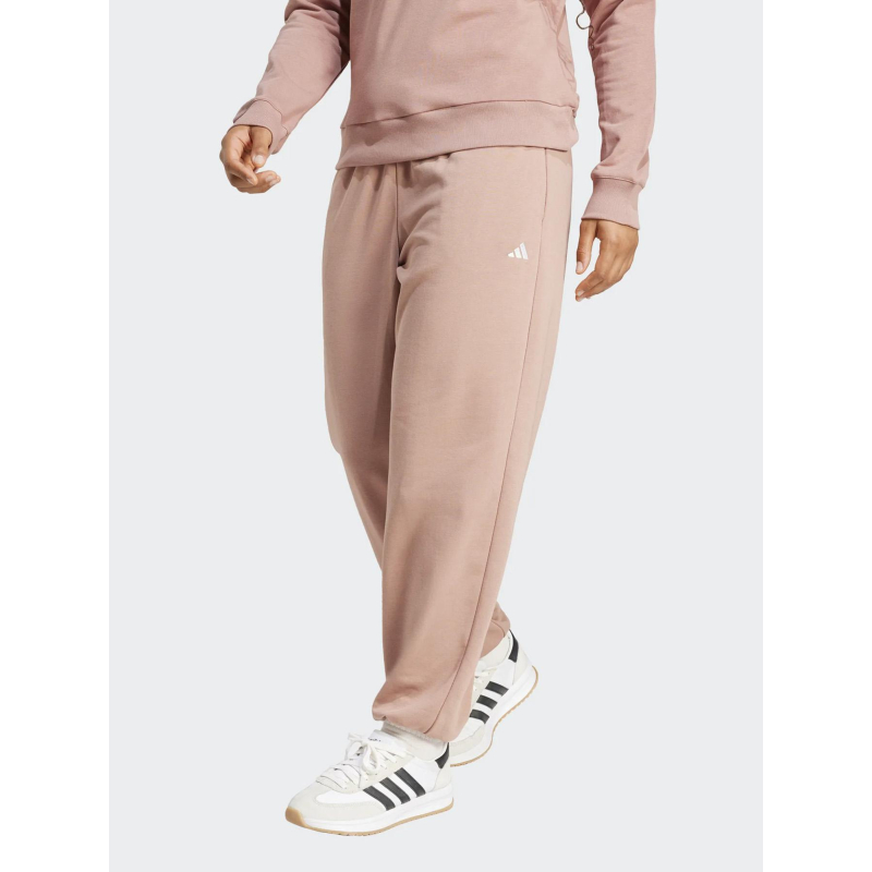 Pantalon jogging small logo rose femme - Adidas