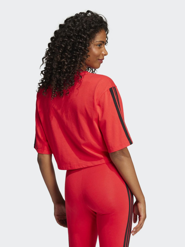 T-shirt de sport essentials 3s rouge femme - Adidas