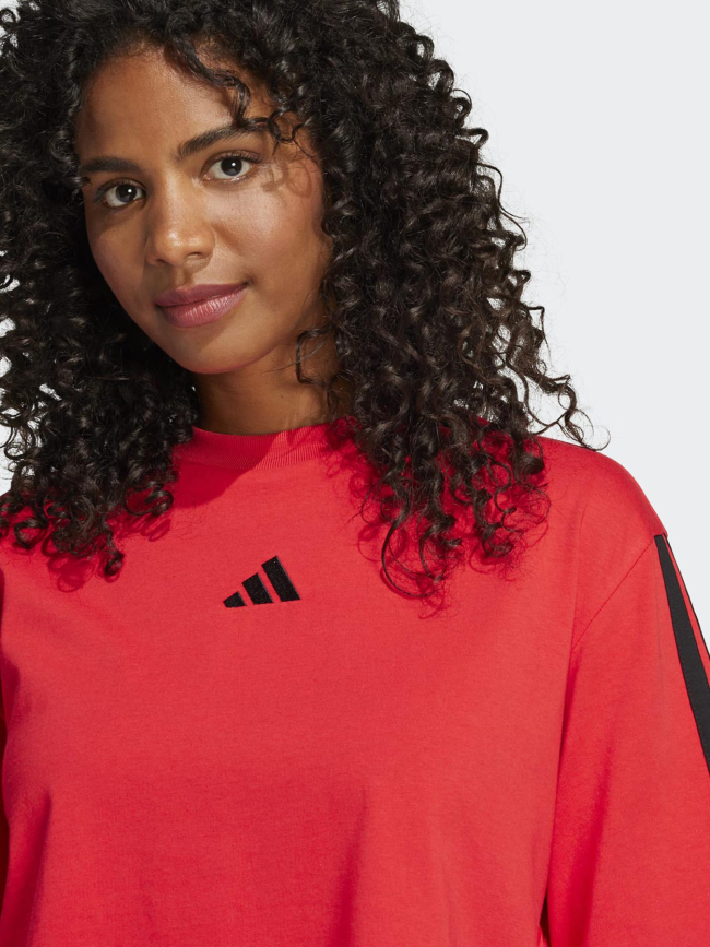 T-shirt de sport essentials 3s rouge femme - Adidas