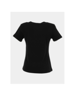 T-shirt double logo brodé noir femme - Project X Paris