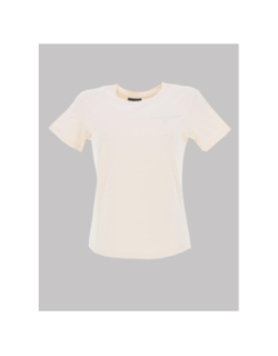 T-shirt double logo brodé écru femme - Project X Paris