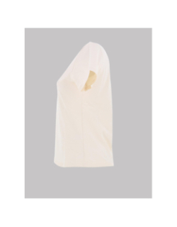 T-shirt double logo brodé écru femme - Project X Paris