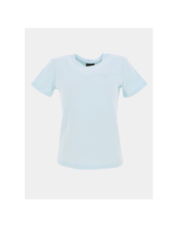T-shirt double logo brodé bleu clair femme - Project X Paris