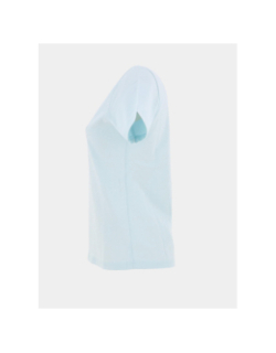 T-shirt double logo brodé bleu clair femme - Project X Paris