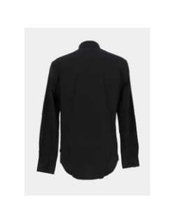 Chemise slim fit à motifs imprimés meo noir homme - Izac