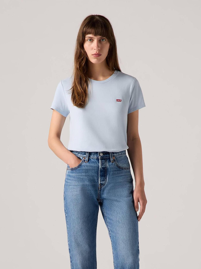 T-shirt col rond perfect tee bleu femme - Levi's