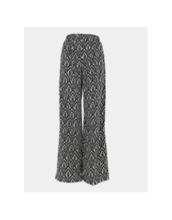 Pantalon fluide imprimé nolita noir femme - Tiffosi