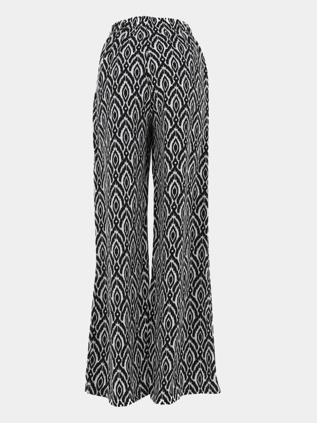 Pantalon fluide imprimé nolita noir femme - Tiffosi